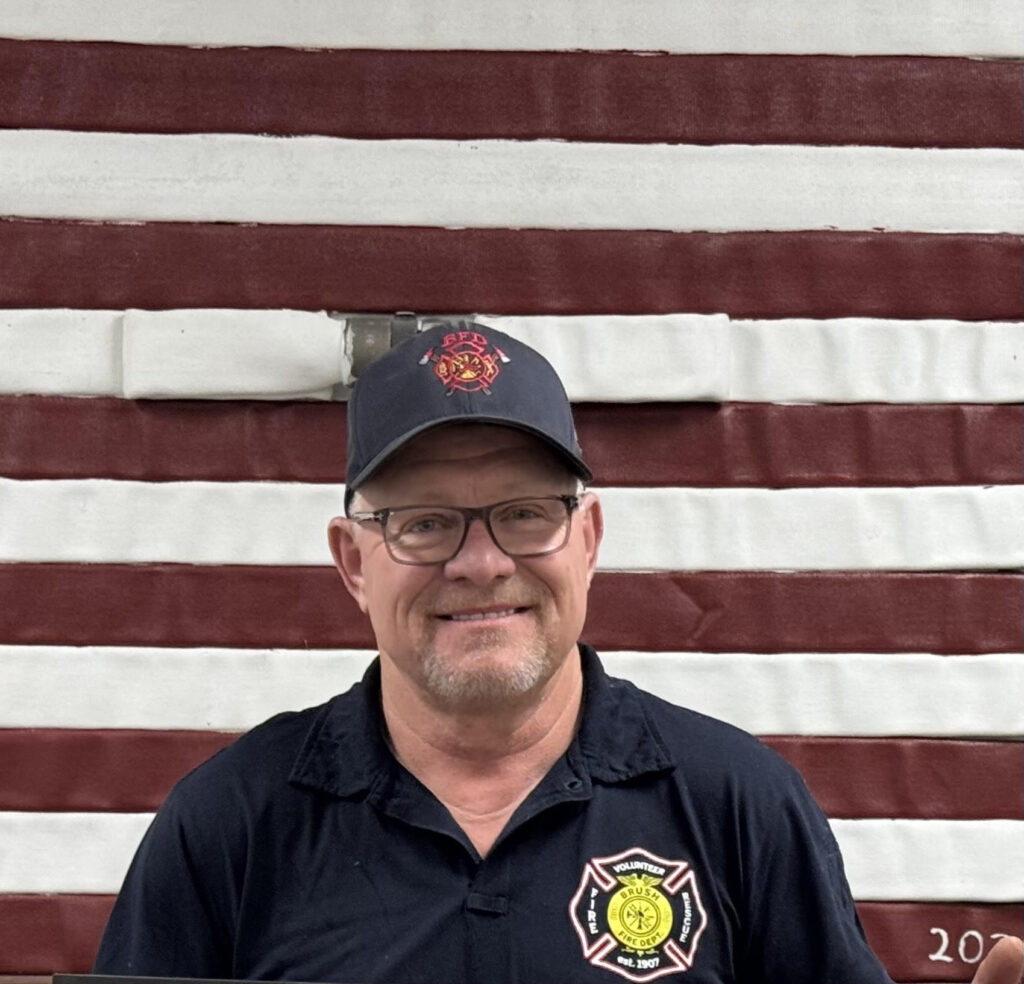 Headshot of Tad Anderson, member of COLFF fire department